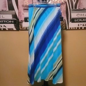 Brand new Nyc Long multi color skirt. Rayon Lining / 36 inches long